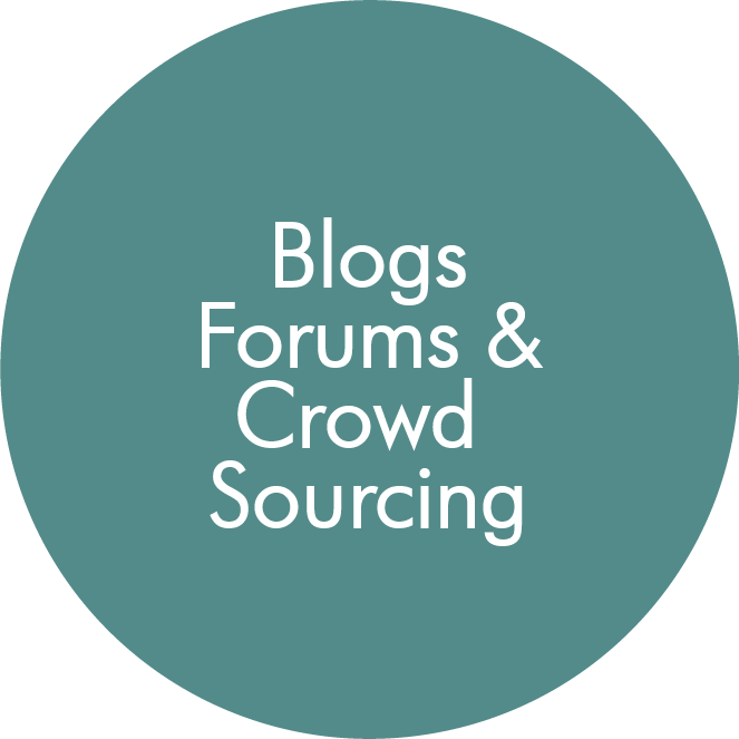 Blog Forums & Crowd Sourcing
