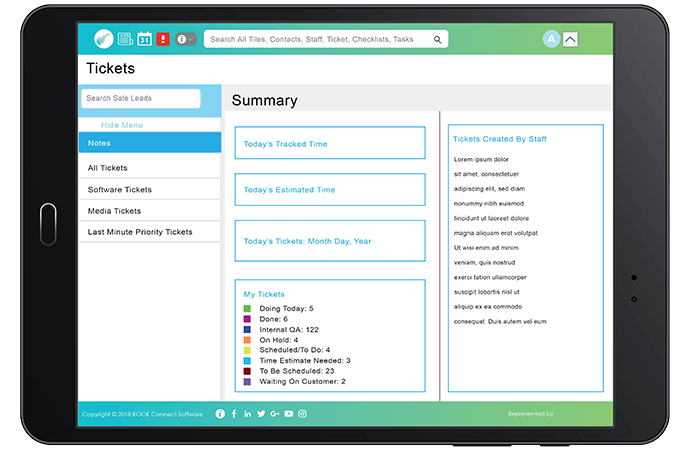 Scheduling, Time Sheets & Accountability Tracking