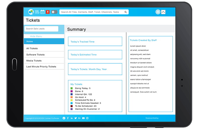 Scheduling, Time Sheets & Accountability Tracking